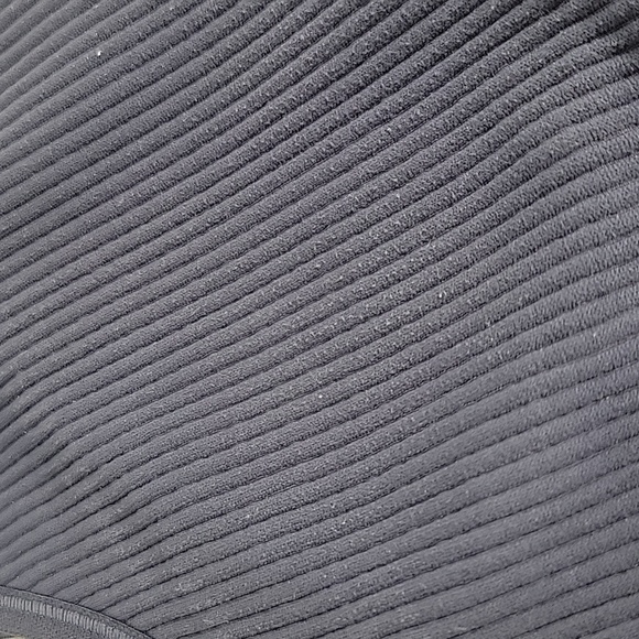 Aerie Blue Ribbed Sports Bra with Scoop Neckline - Picture 7 of 8